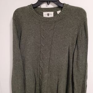 Black Brown 1836 brand cable sweater